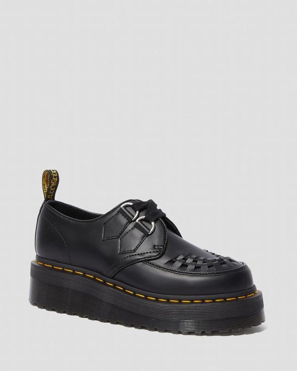 Dr Martens Dámské Polobotky Sidney Platform Creeper Černé, CZ-867251